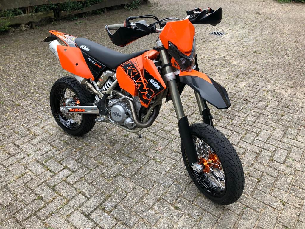 KTM 525 EXC Supermoto en off the road wielen, Motoren, Motoren | KTM, Sportuitlaat, Motorrijbewijs A, Gebruikt, Particulier
