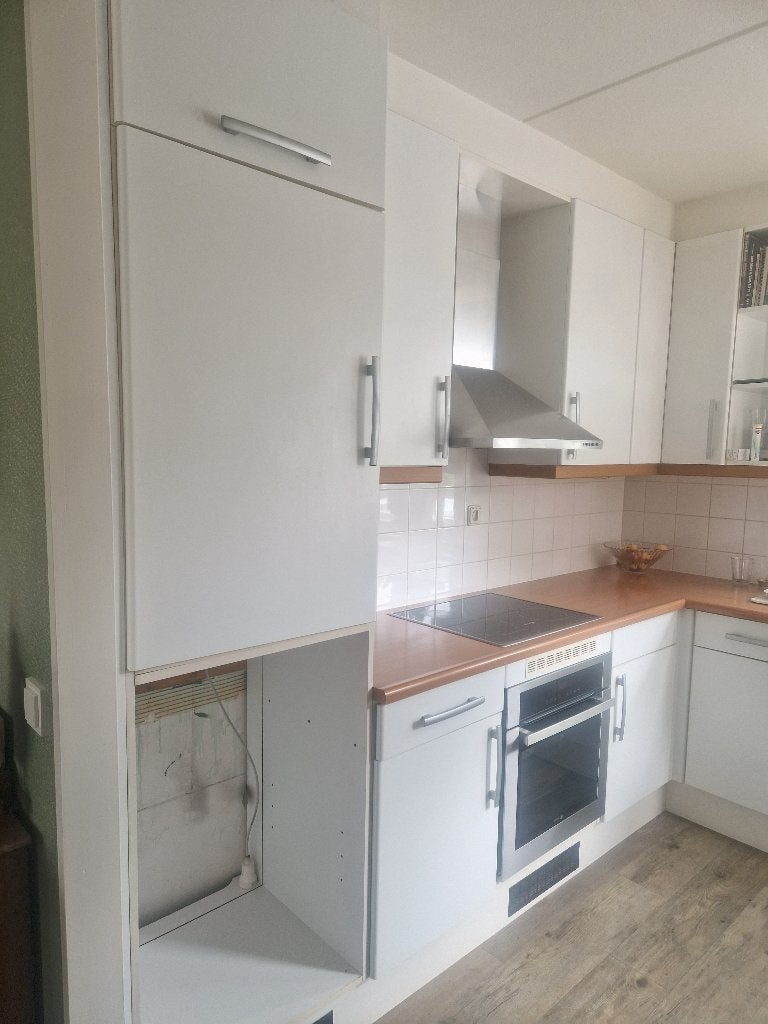 Keuken, Ophalen, Gebruikt, Wit, Enkelwandige keuken