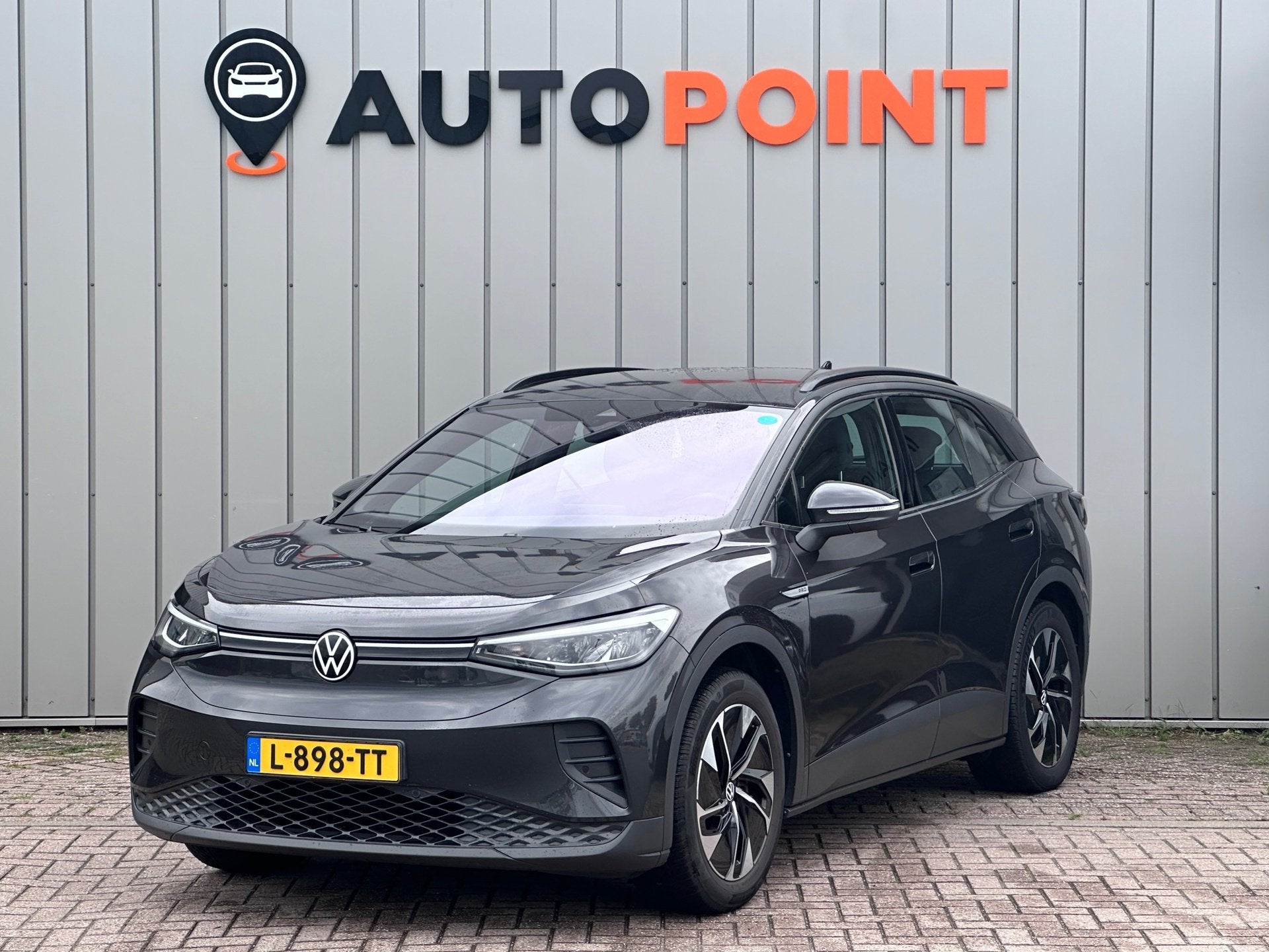 Volkswagen ID.4 77 kWh SOH 90% Volkswagen ID.4 Life Auto 5d, Auto's, Automaat, Dealer onderhouden, Gebruikt, Zwart
