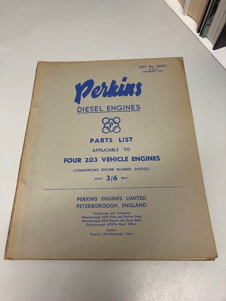 Perkins Diesel Engines 3055, Ophalen of Verzenden, Gelezen