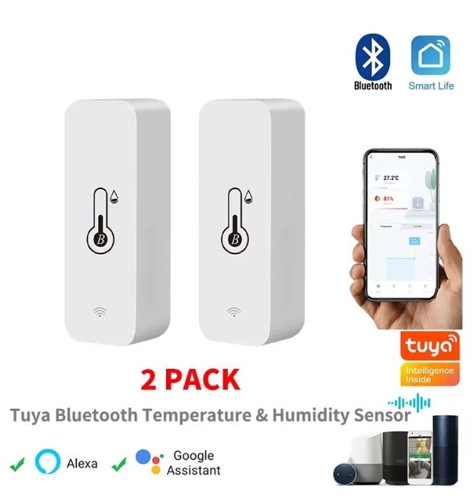 DUOPACK Bluetooth Thermometer Hygrometer Temperatuur - BTH01, Ophalen of Verzenden, Nieuw