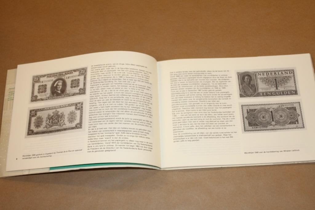 Papier om te Roulleren — Geschiedenis van het Papiergeld, Ophalen of Verzenden, Boek of Naslagwerk