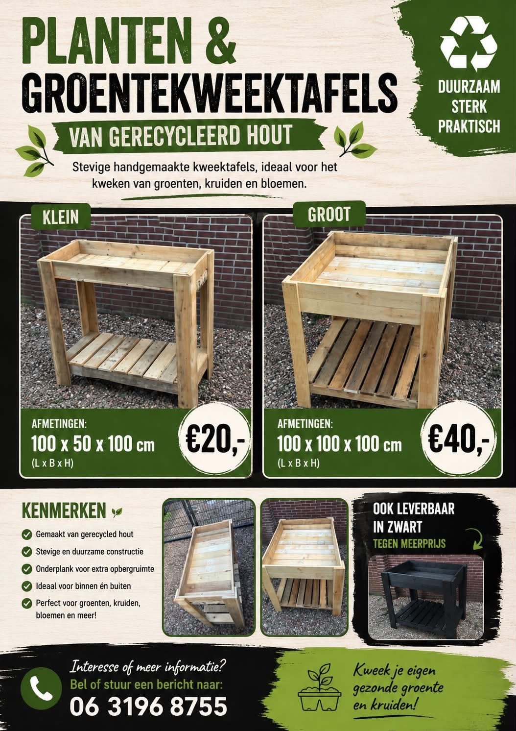 Planten en groente kweektafel, Ophalen, Gebruikt, Kweekbak
