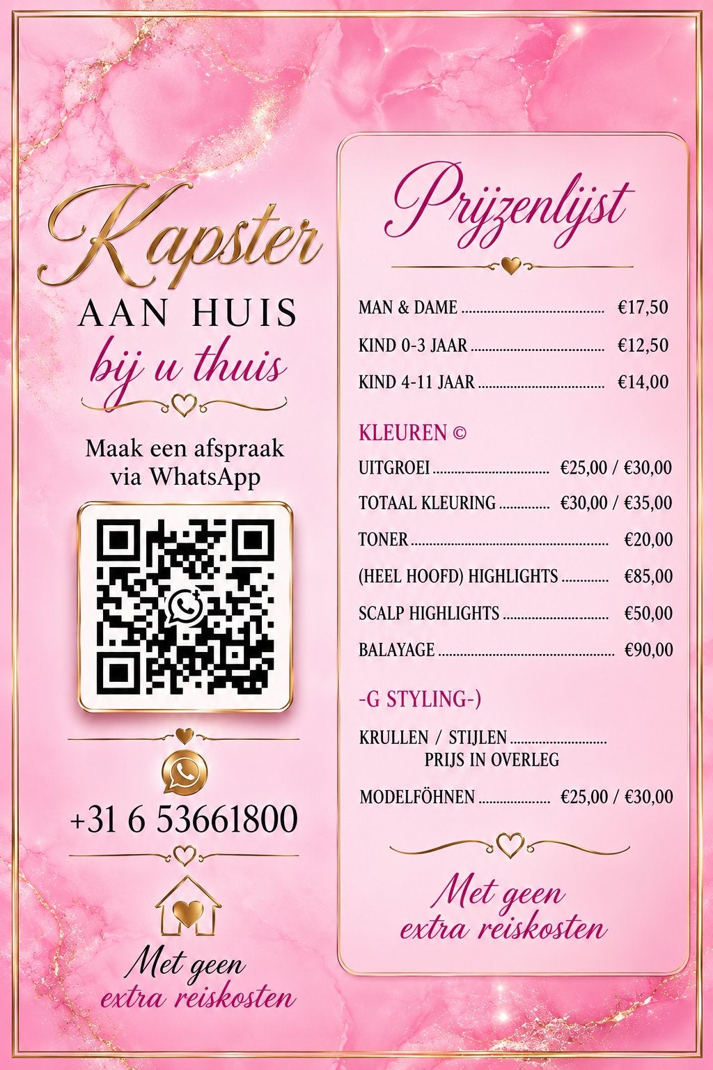 Thuis geknipt - Salon look, Ophalen, Zo goed als nieuw, Pruik of Haarverlenging