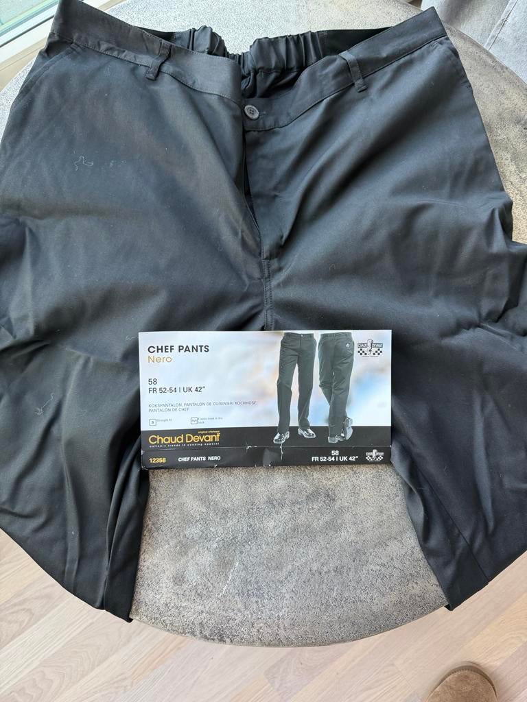 Chaud Devant Koksbroek - Nieuw - Maat 58, Ophalen of Verzenden, Nieuw, Maat 56/58 (XL), Zwart