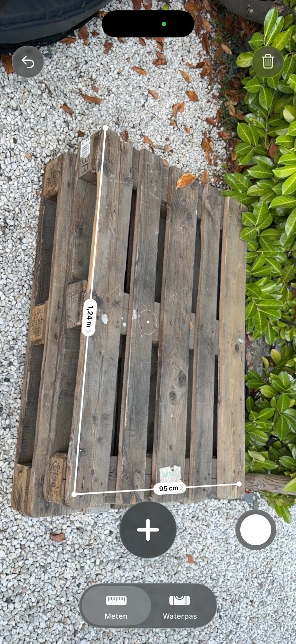 Houten Pallet - Gebruikt maar in goede staat, Ophalen, Gebruikt, Hout, 50 tot 100 mm