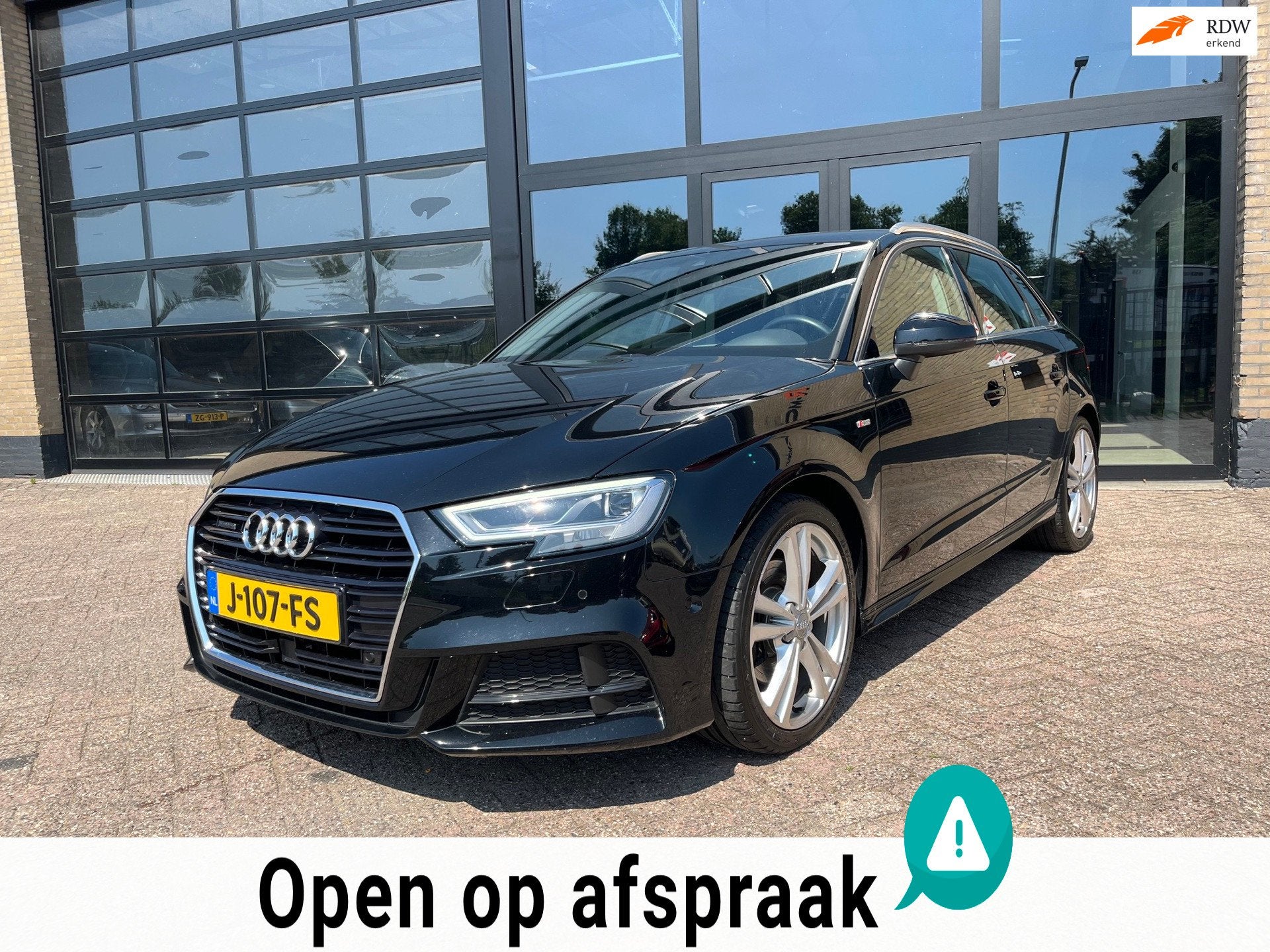 Audi A3 Sportback 40 TFSI quattro Advance S-Line , 190 PK !, Automaat, Stof, 1984 cc, Zwart