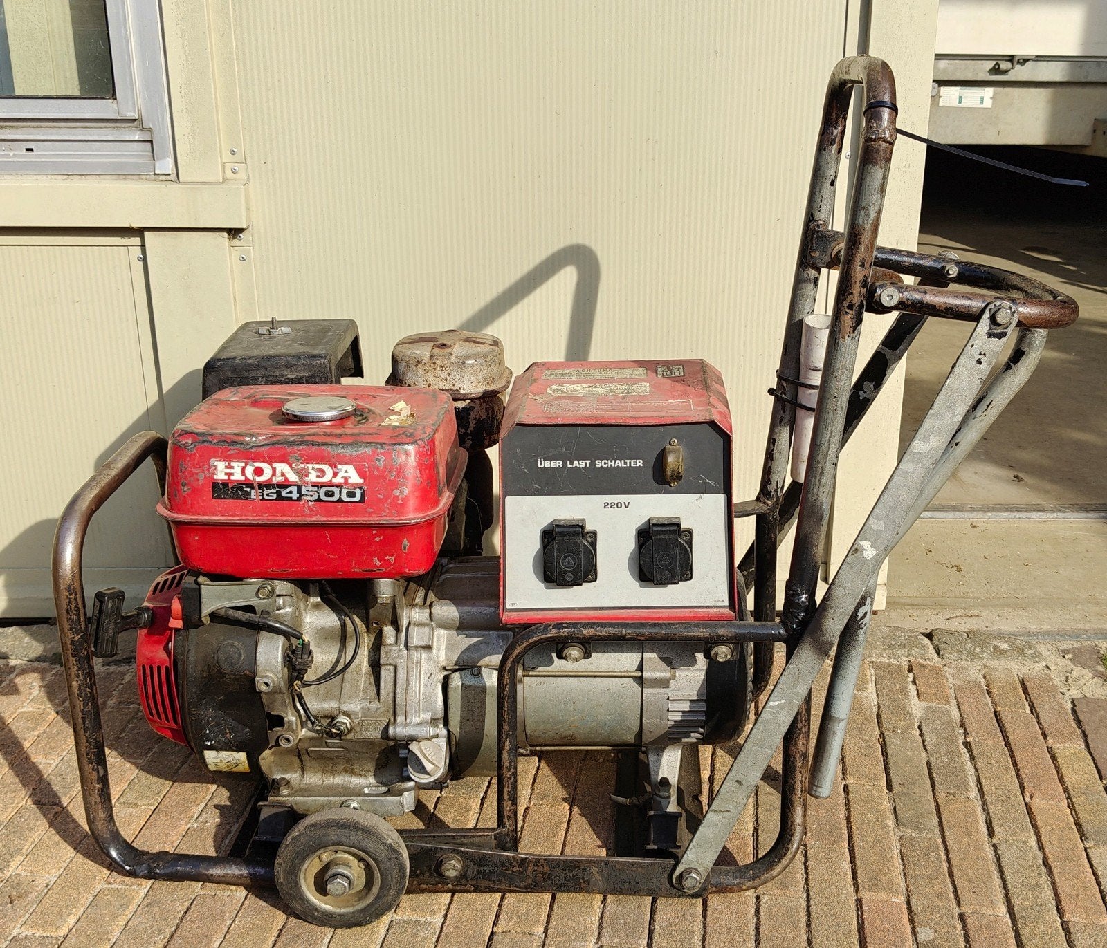 Honda EG 4500 aggregaat generator 4500W, Ophalen, Gebruikt