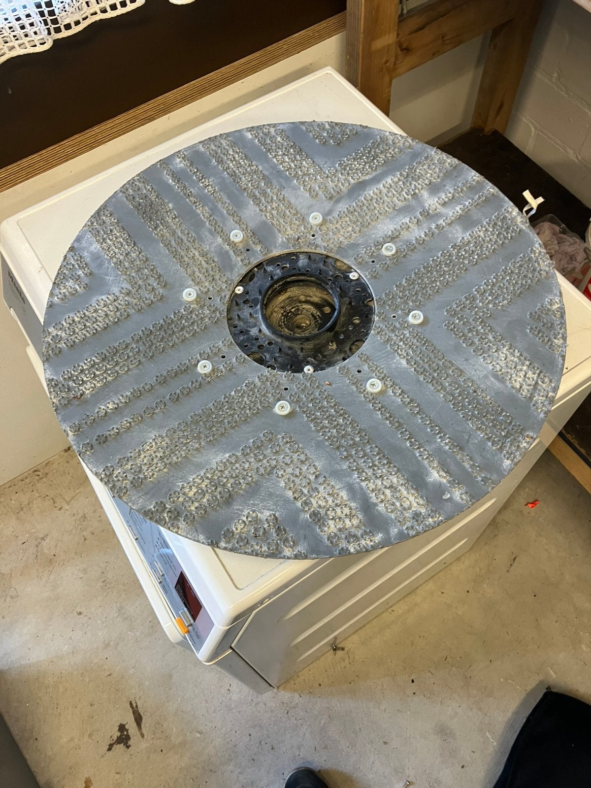 Padhouder voor boenmachine, Ophalen, Gebruikt