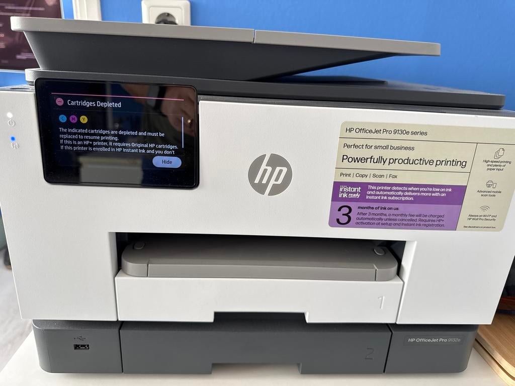 HP OfficeJet Pro 9130e All-in-One Printer, Computers en Software, Ophalen, Faxen, Inkjetprinter, All-in-one
