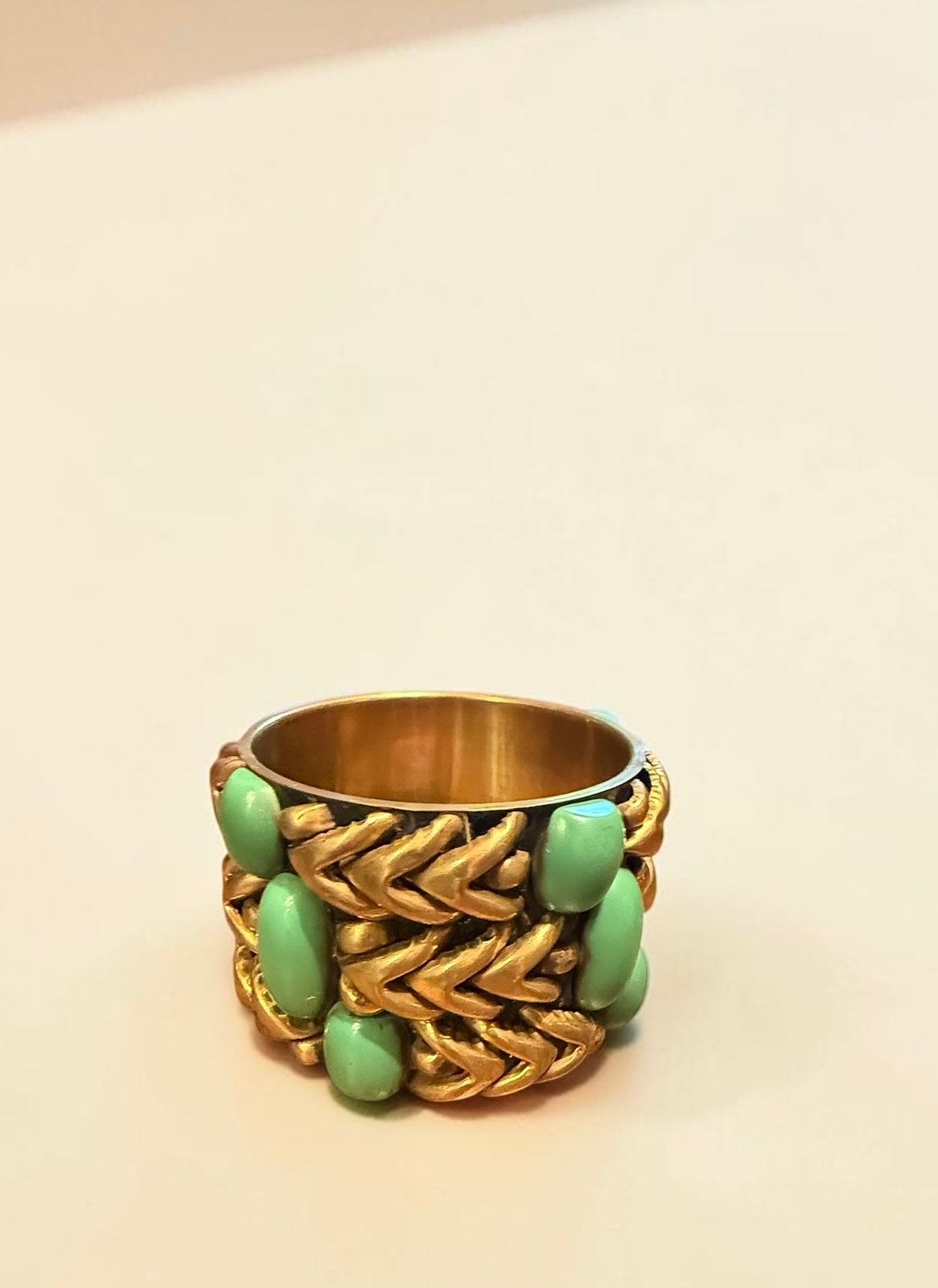 Vintage armband, Ophalen of Verzenden, Gebruikt, Goud