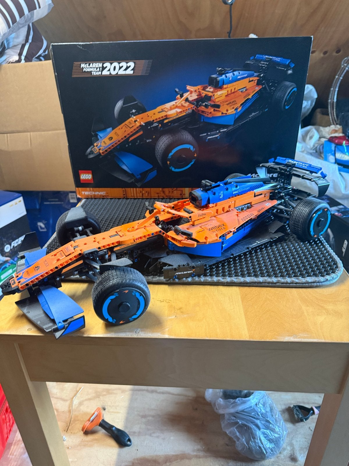 Lego Technic McLaren Formule 1 Raceauto & Ford GT, Ophalen, Gebruikt