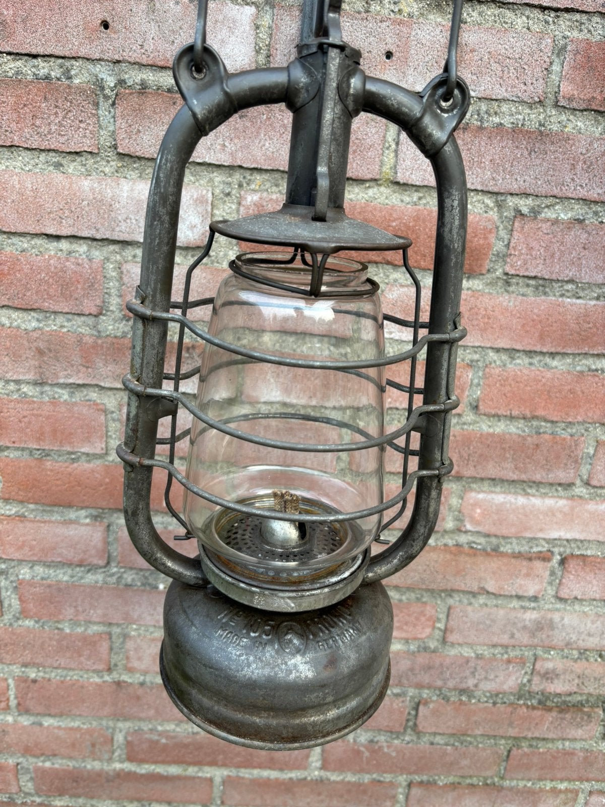 Frowo 105 Stormlamp, lantaarn, olielamp, petroleumlamp, Antiek en Kunst, Ophalen of Verzenden