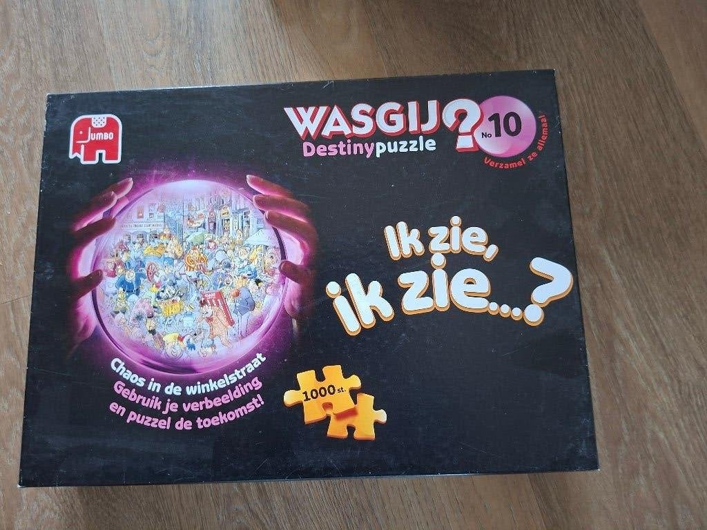 Wasgij Destiny 10 Chaos in de winkelstraat, Ophalen of Verzenden, 500 t/m 1500 stukjes, Zo goed als nieuw