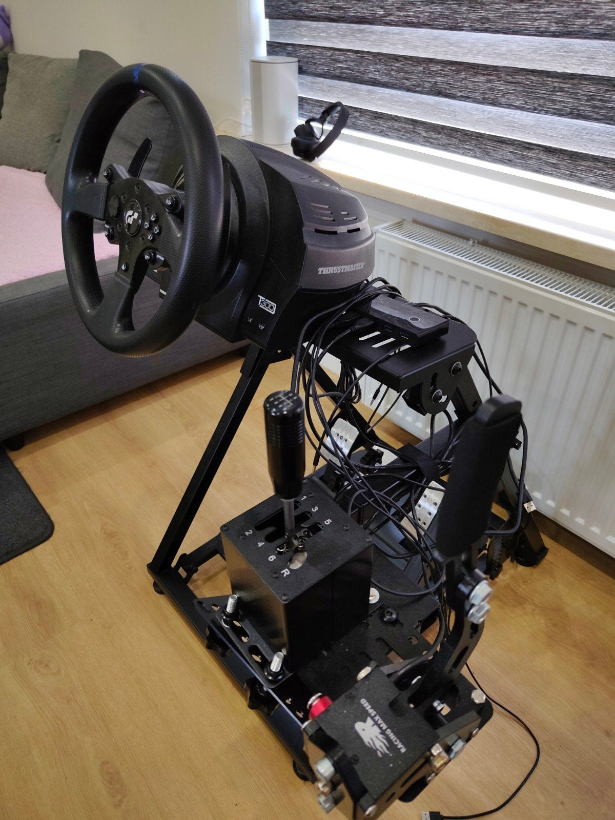 Complete Sim Racing Set – Thrustmaster T300 RS GT, Spelcomputers en Games, Ophalen, Zo goed als nieuw