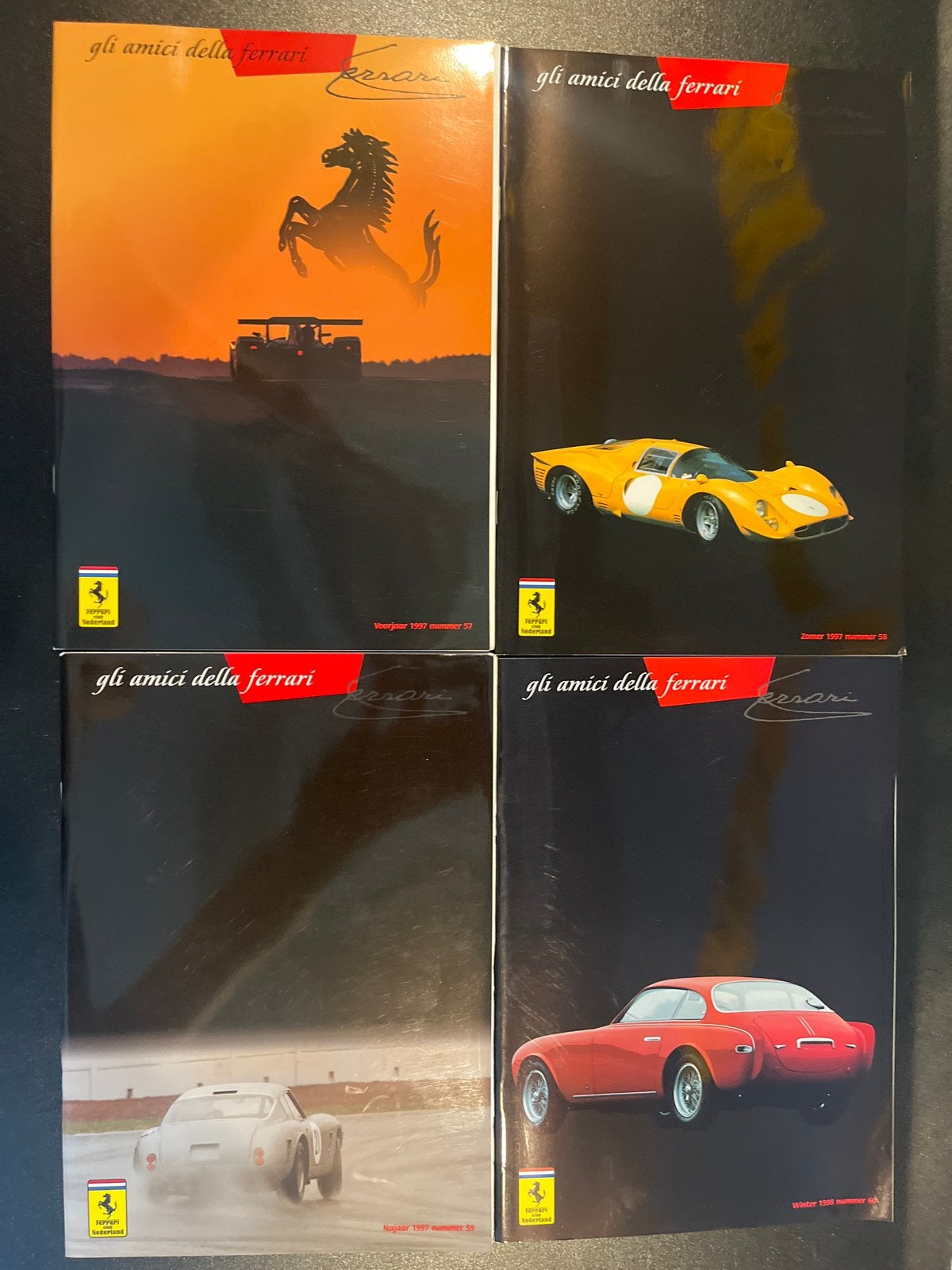 Gli Amici Della Ferrari Tijdschriften - 4 Stuks 1997, Ophalen of Verzenden, Zo goed als nieuw, Ferrari