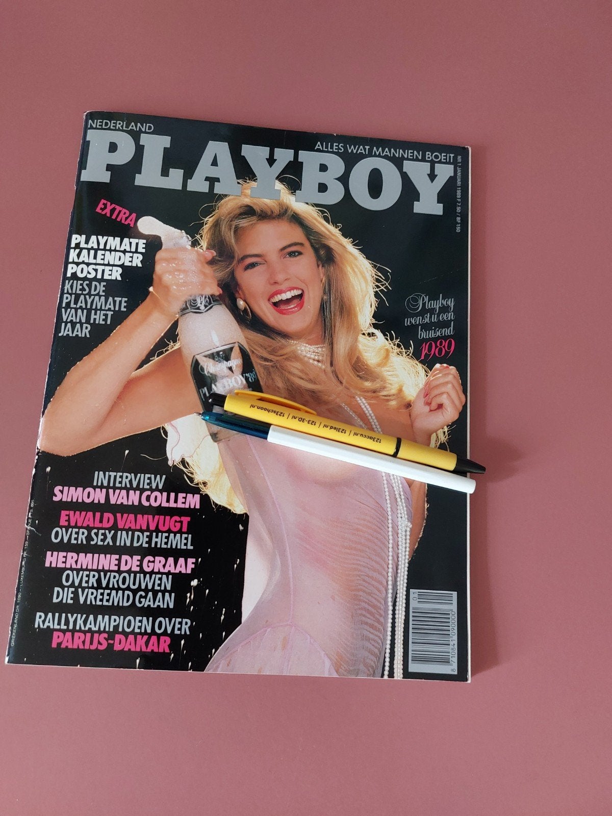 Playboy januari 1989. Vintage., Ophalen of Verzenden, Zo goed als nieuw