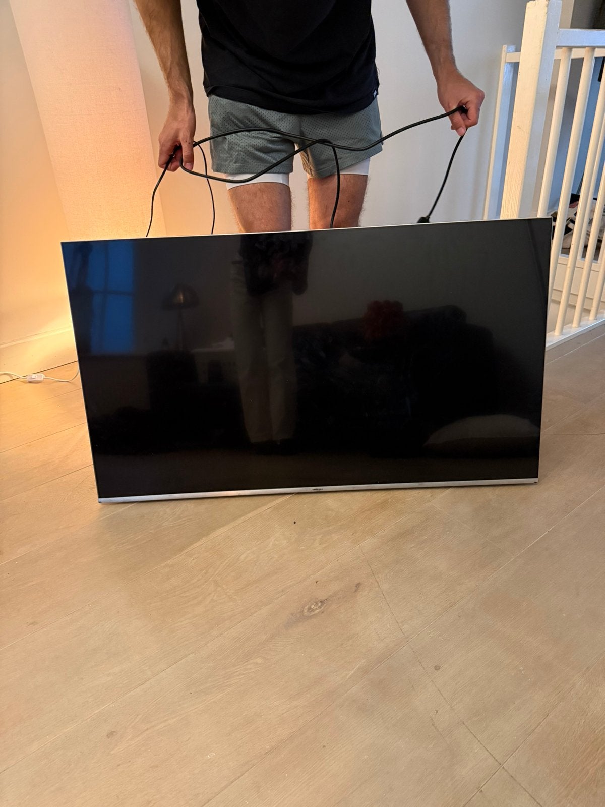 Samsung 49 inch 4K Smart TV (met breukje in LCD)., 50 Hz, Ophalen of Verzenden, Zo goed als nieuw, Samsung