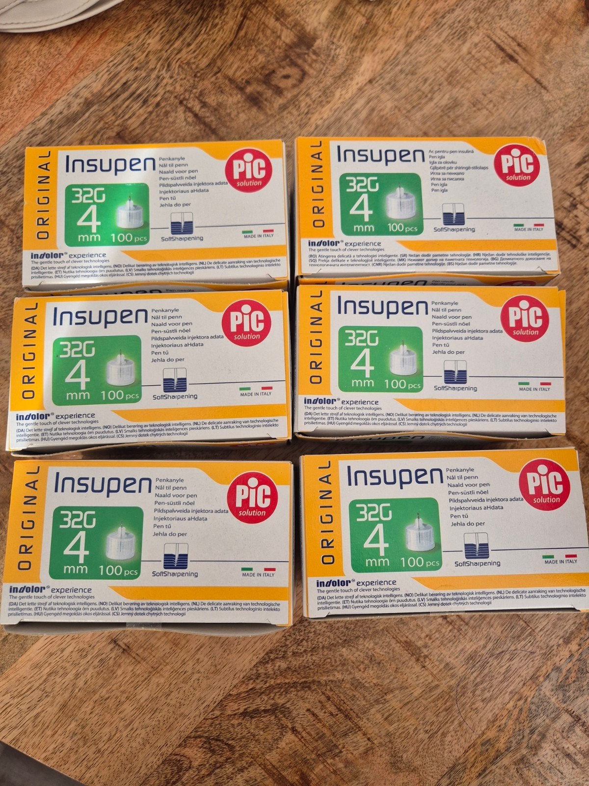 Insupen 32g 4mm 100pc per doos 6 dozen., Ophalen of Verzenden, Nieuw