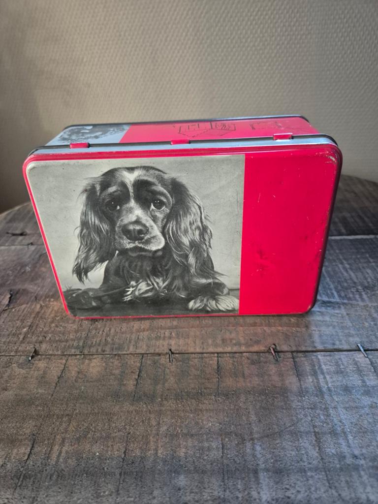 Hudson blik met hond, Ophalen of Verzenden, Gebruikt, Overige