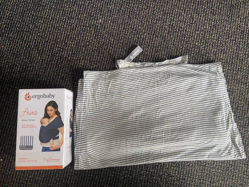 Ergobaby Aura Wrap, Kinderen en Baby's, Ophalen, Zo goed als nieuw, Draagzak, Overige merken
