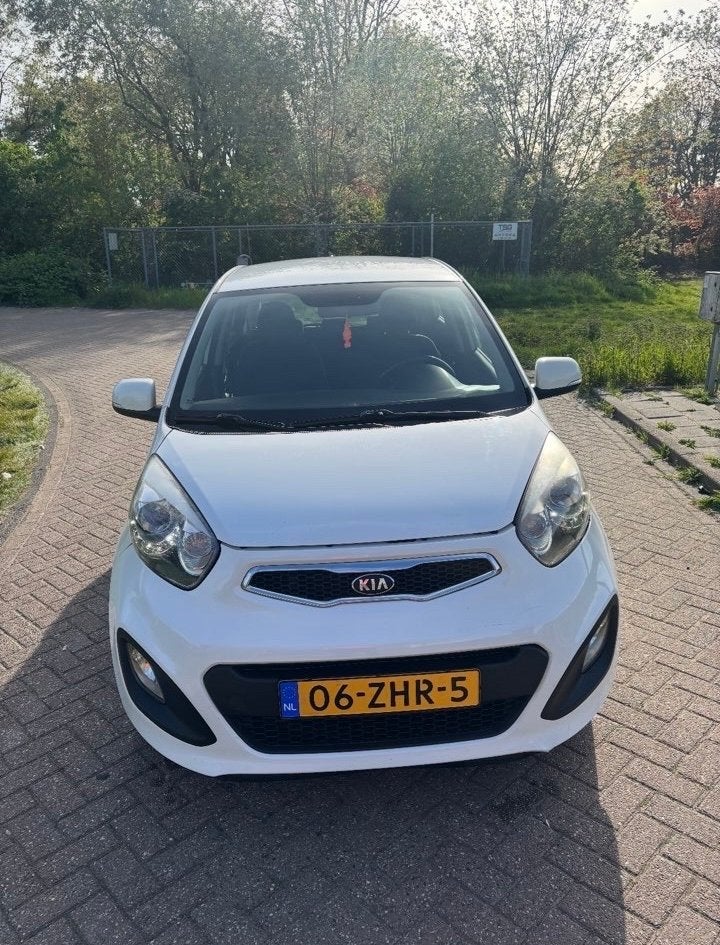 Kia Picanto 1.0 Cvvt 5-DRS 2012 Wit, Voorwielaandrijving, Zwart, 400 kg, Wit