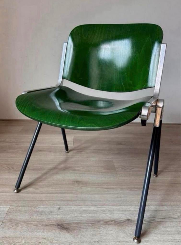 3 “Agorà” Chairs by Paolo Favaretto for Emmegi, Italy, 70s, Huis en Inrichting, Stoelen, Ophalen, Gebruikt, Overige kleuren, -