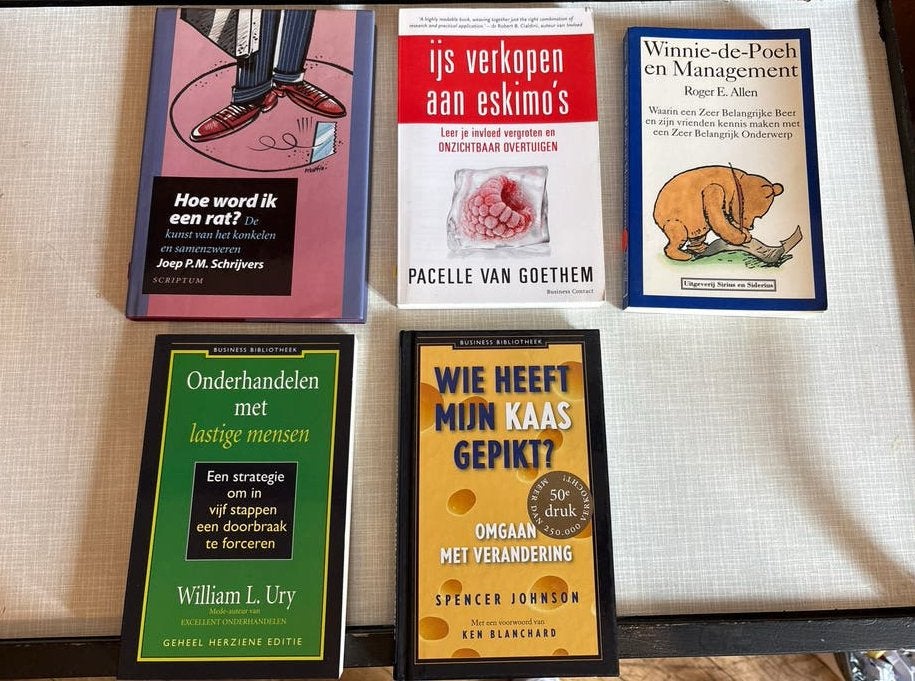 Managementboeken met een knipoog: Inzicht en humor, Boeken, Ophalen of Verzenden, Gelezen, Management