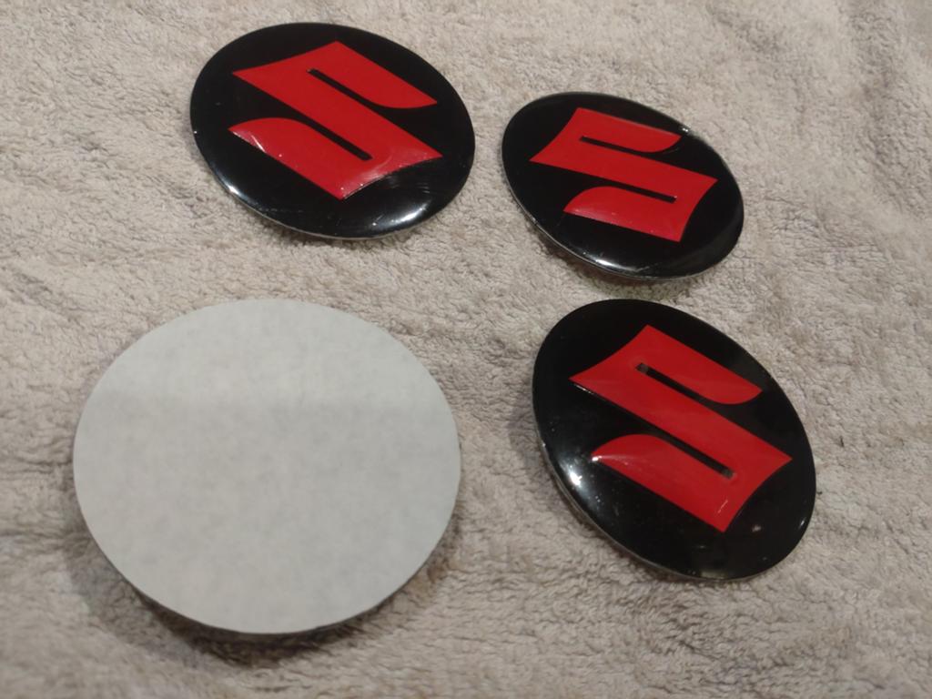 Naaf doppen wiel stickers Suzuki wielnaafdoppen, Auto diversen, Wieldoppen, Ophalen of Verzenden, Nieuw