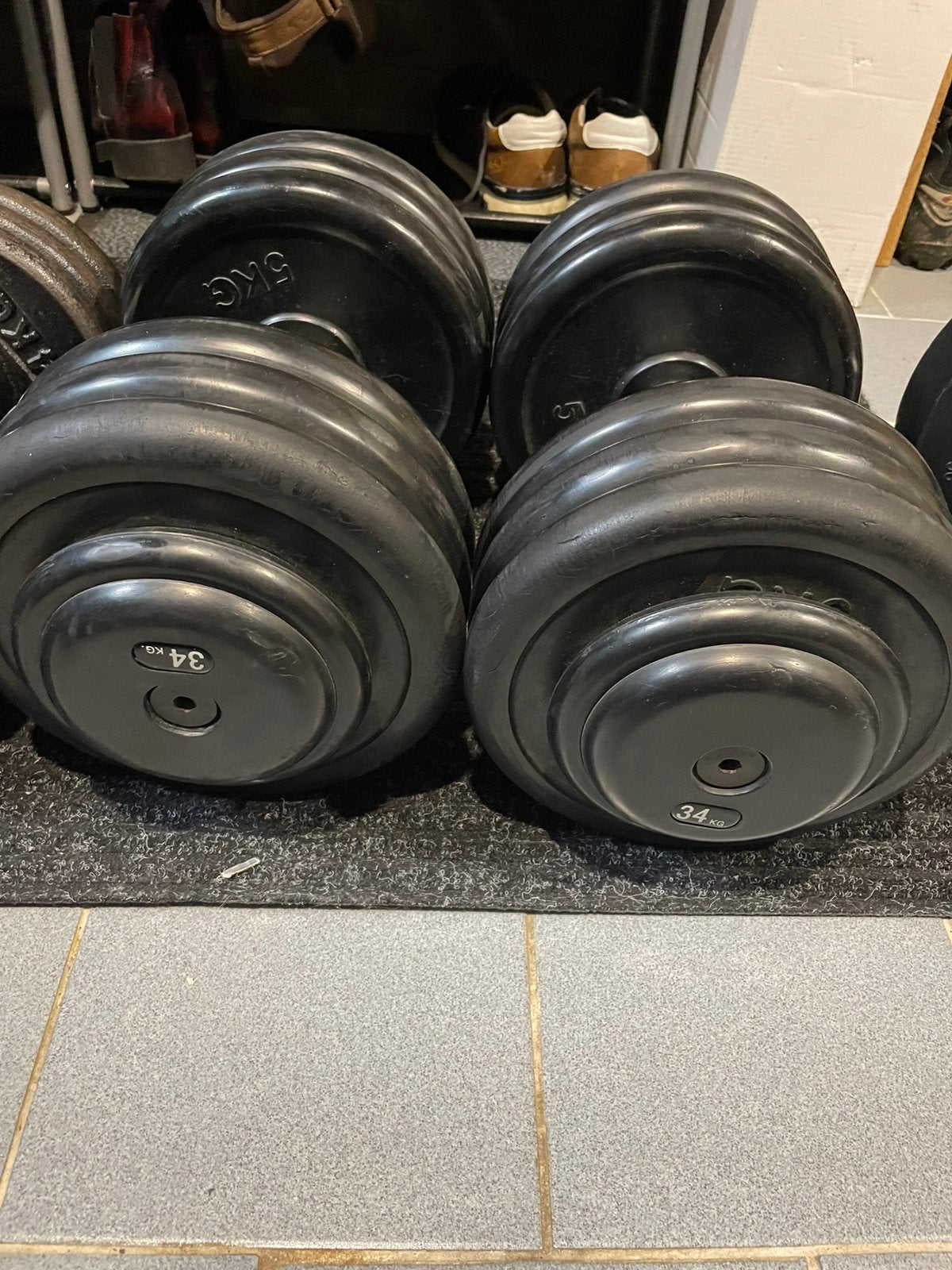 Dumbells rubber, Ophalen, Zo goed als nieuw, Dumbbell