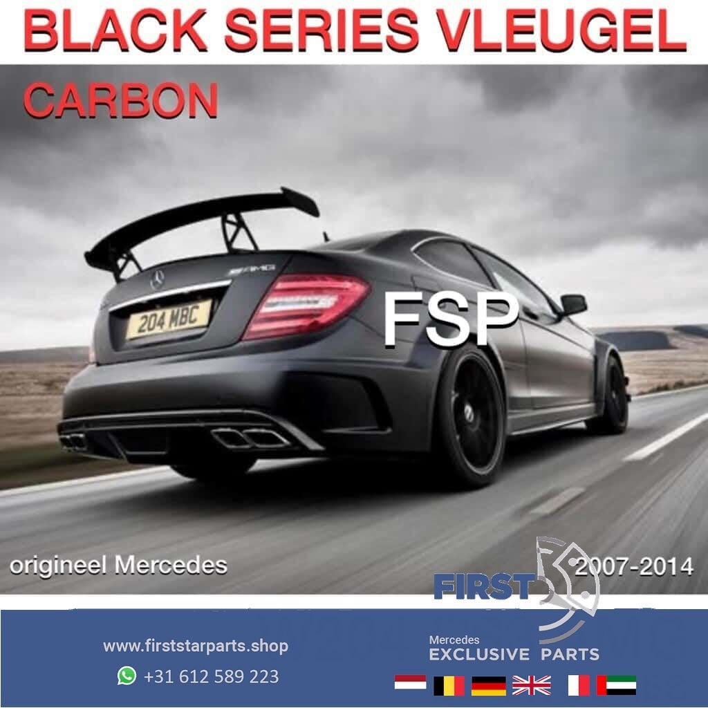 W205 C204 C63 AMG BLACK SERIES VLEUGEL CARBON SPOILER 2007-2