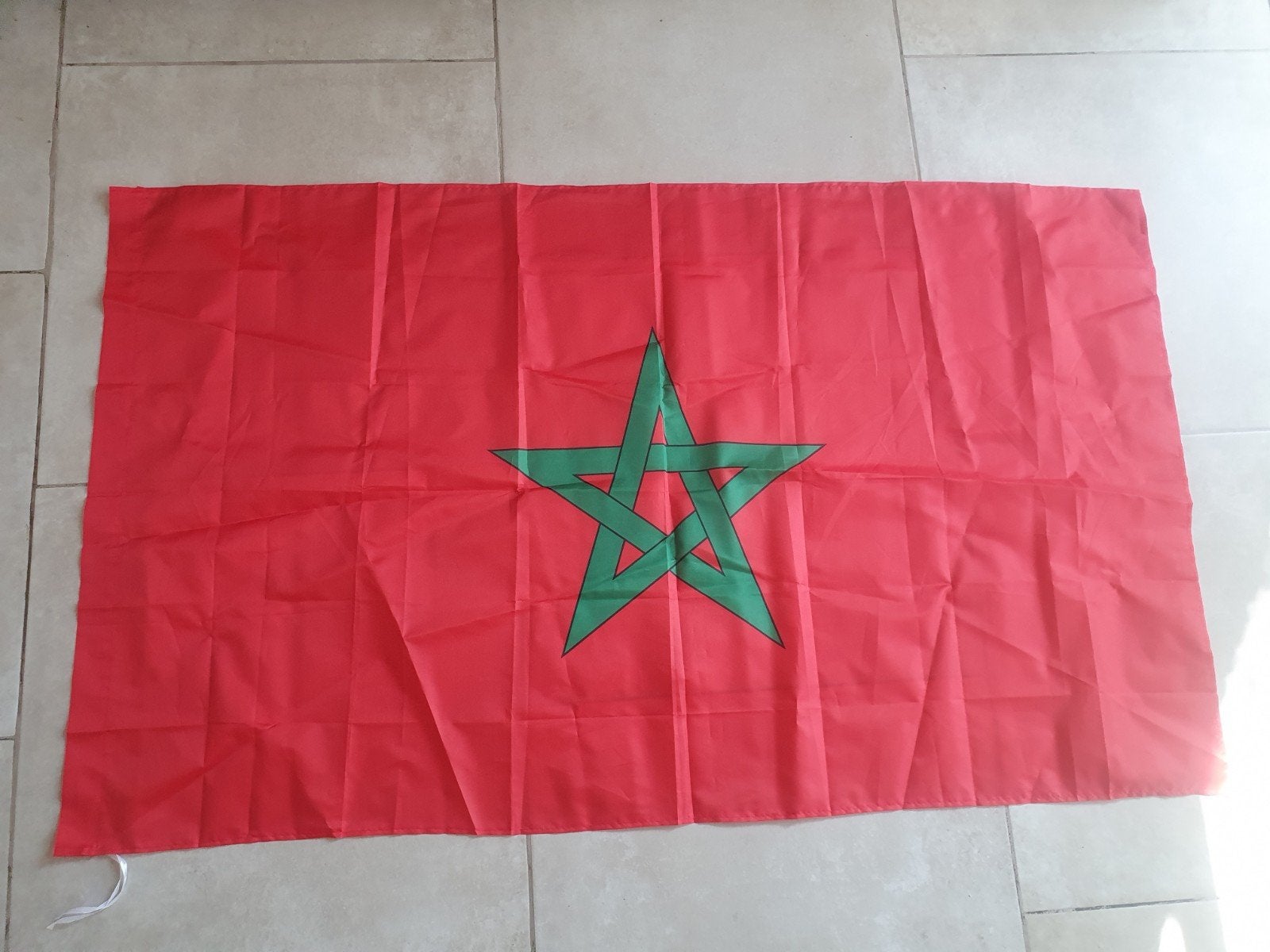 Marokko vlag, Ophalen, Nieuw