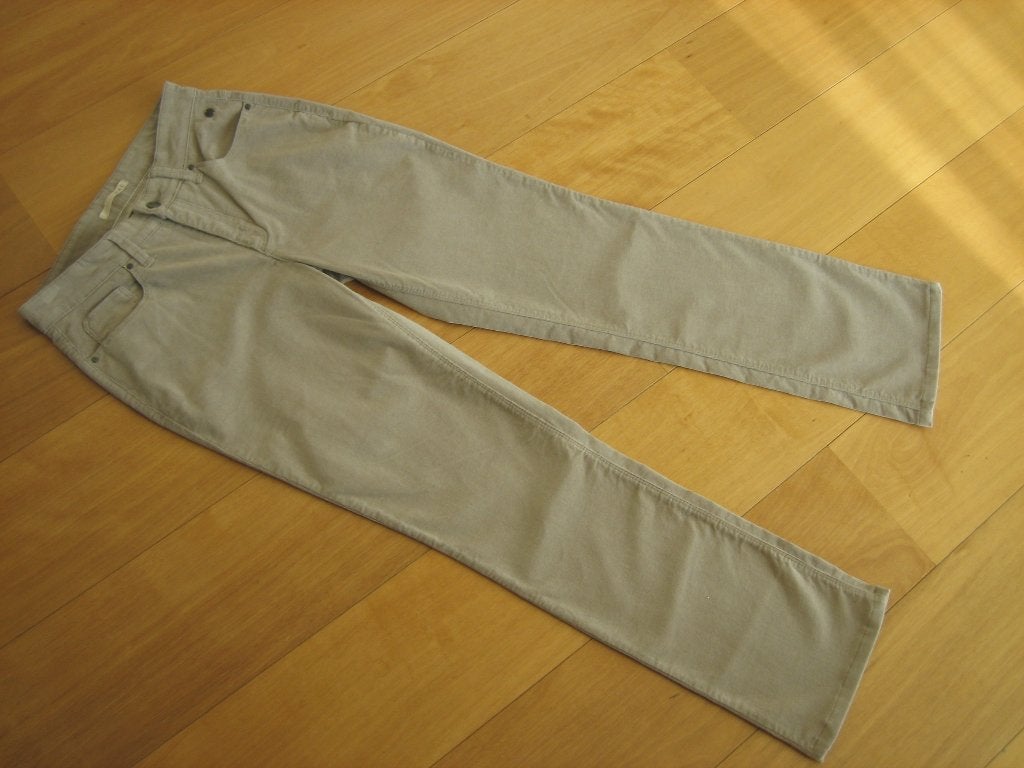 Zeer mooie beige babyrib broek MAC MELANIE 38/32 snazzeys, Maat 38/40 (M), Verzenden, Beige, MAC