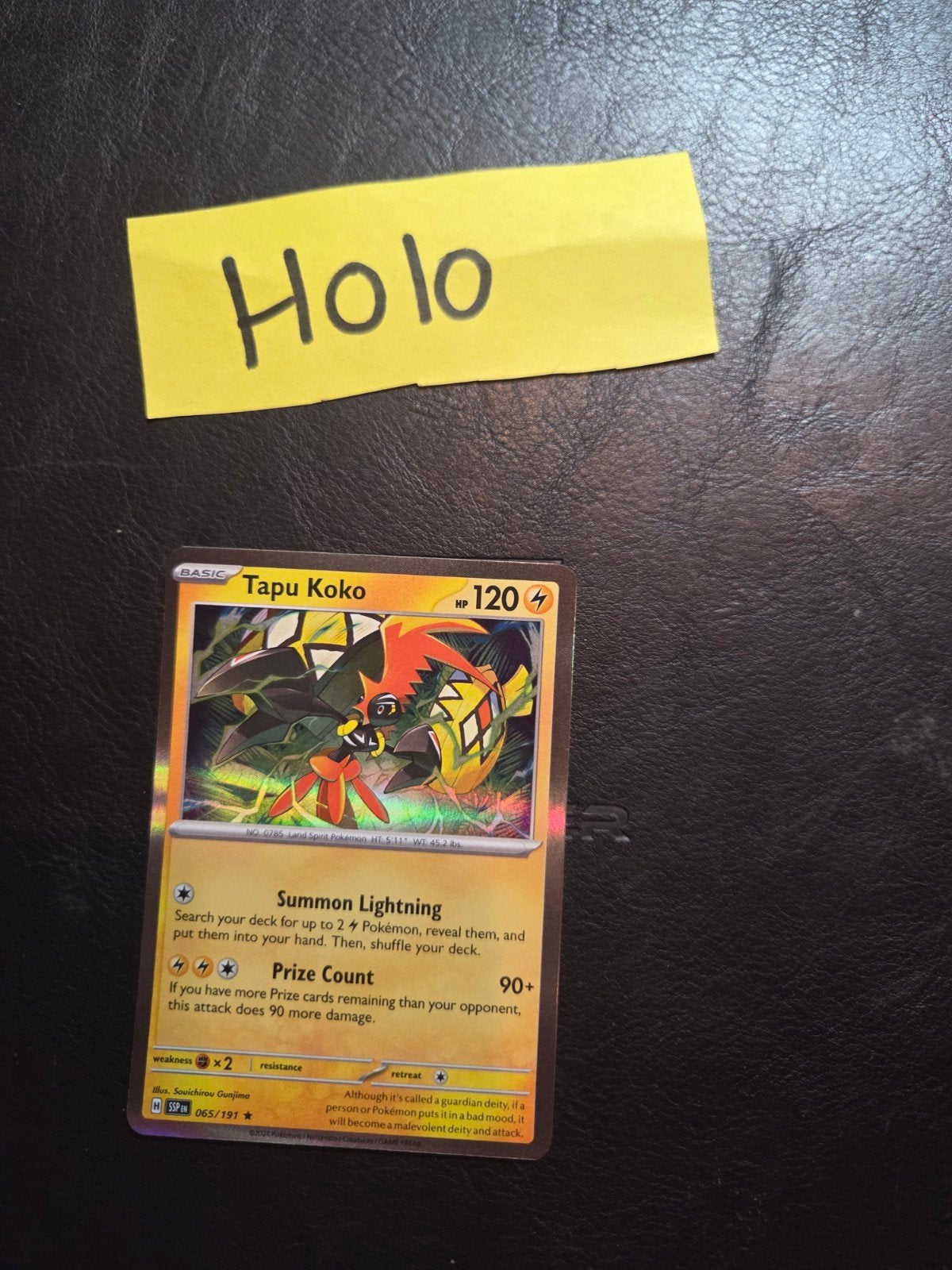 Tapu koko 065/191 Surging sparks, Ophalen of Verzenden, Zo goed als nieuw