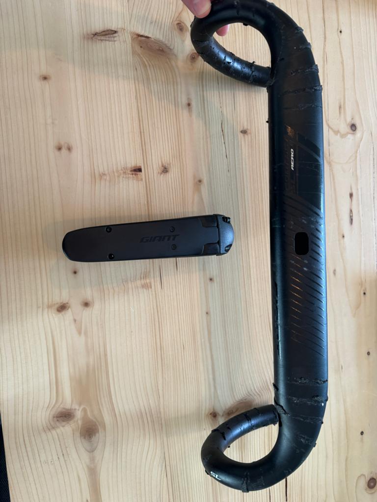 Giant Contact SL Aero stuur 440mm + stuurpen 110 mm, Gebruikt, Stuur, Ophalen of Verzenden, Aluminium