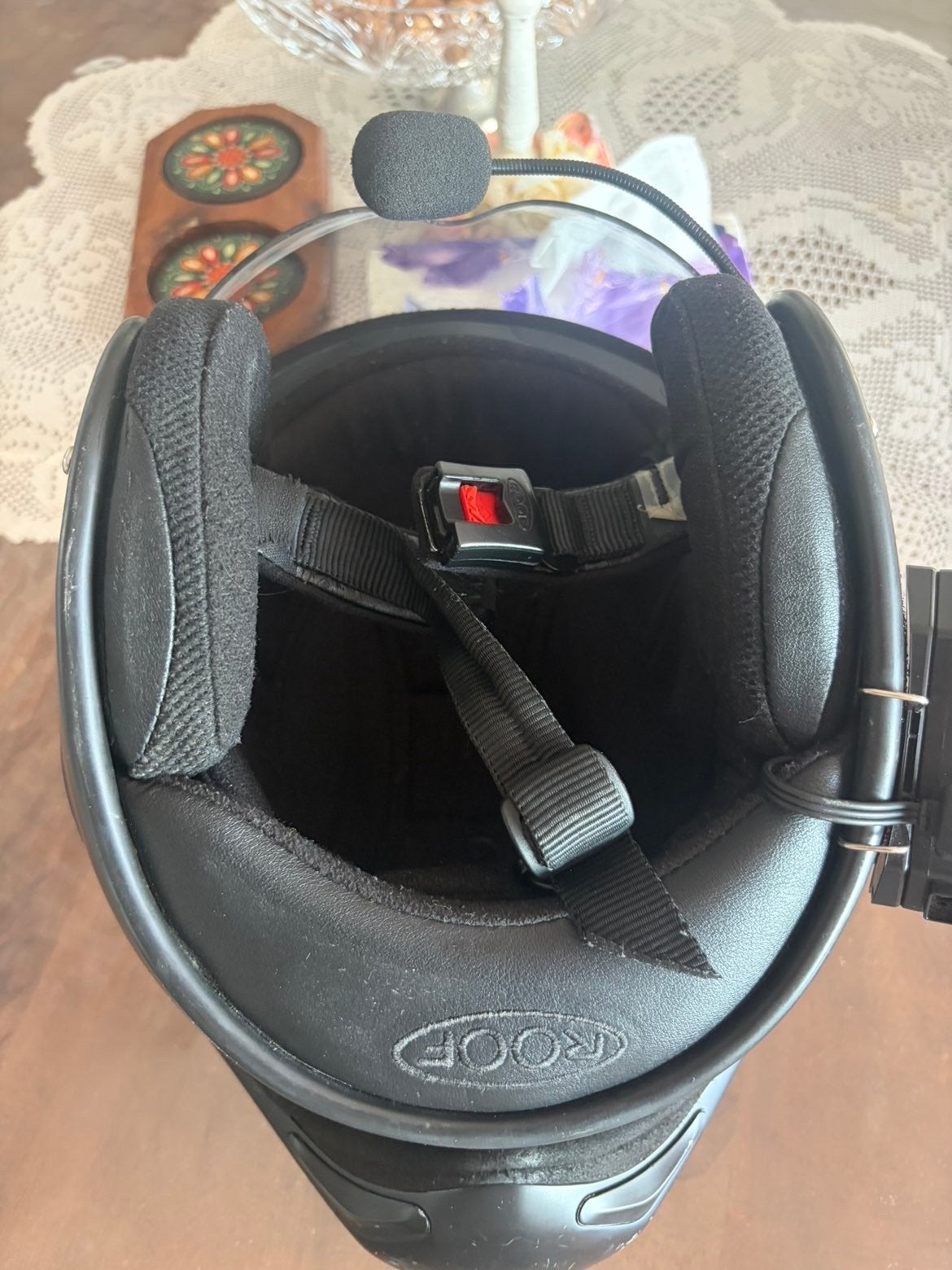 Roof Boxer Helm M/L met Intercom - Gebruikt, Ophalen of Verzenden, Gebruikt, Medium