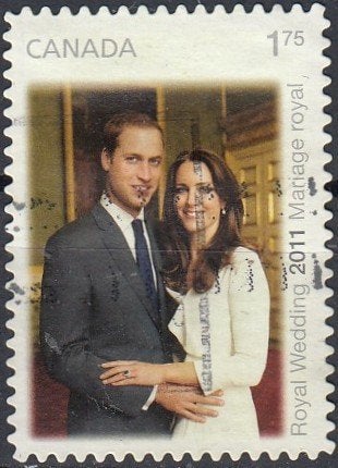 Canada- 2011- Bezoek Prins William & Kate Middleton- G, Verzenden, Gestempeld, Noord-Amerika