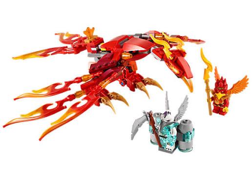 LEGO Chima 70221 Flinx' Vliegende Feniks, Compleet, Overige thema's, Lego, Ophalen of Verzenden