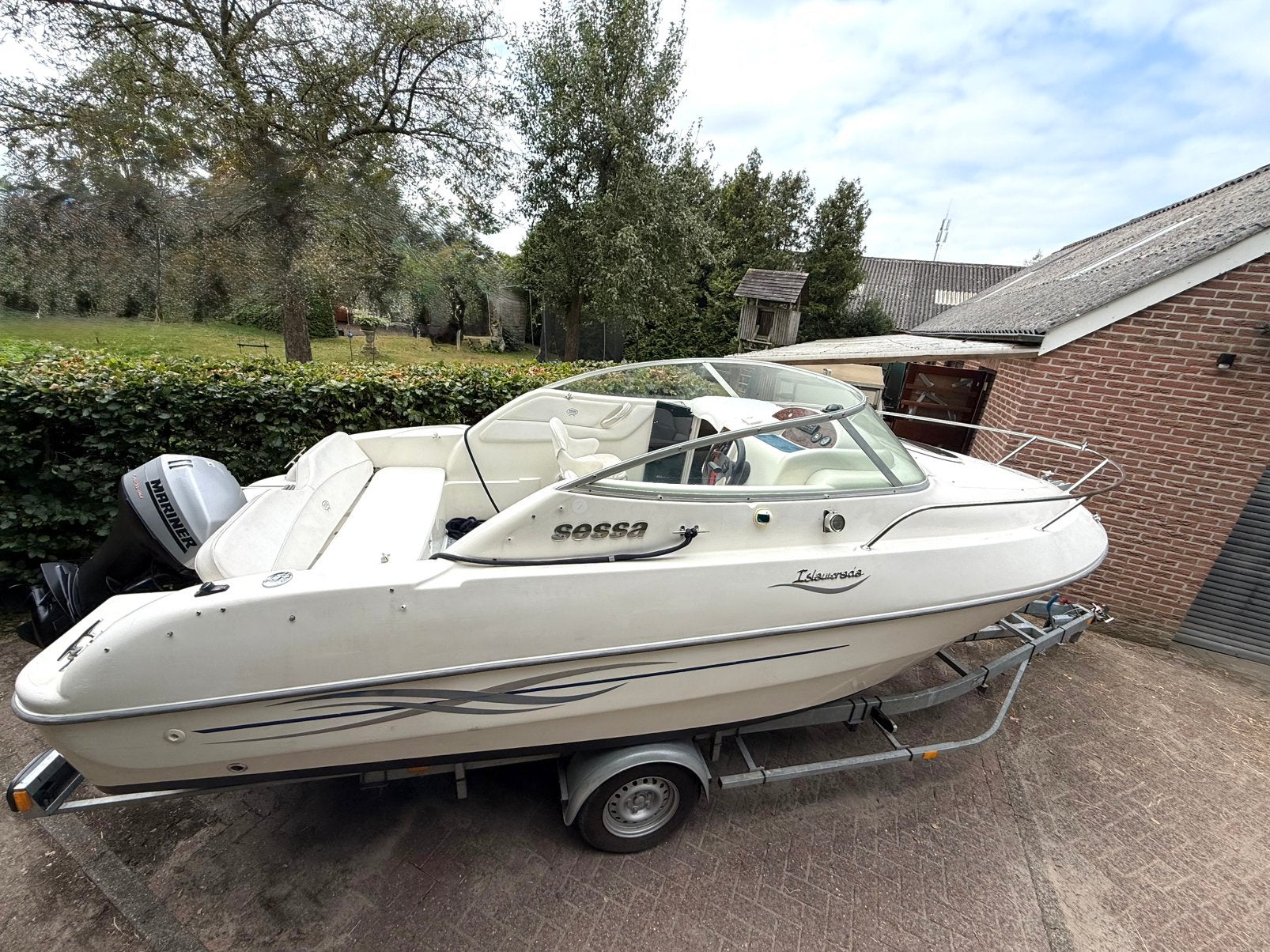 Islamorada 19 sportcruiser/boot inclusief trailer, Watersport en Boten, Motorboten en Motorjachten, Ophalen, Overige merken, Buitenboordmotor