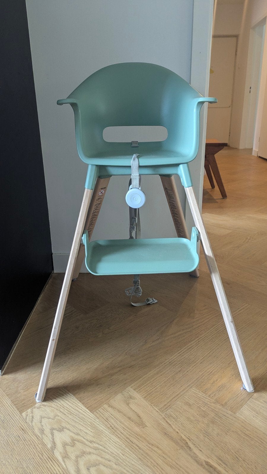 stokke kinderstoel, Ophalen, Zo goed als nieuw, Meegroeistoel, Gordel(s)