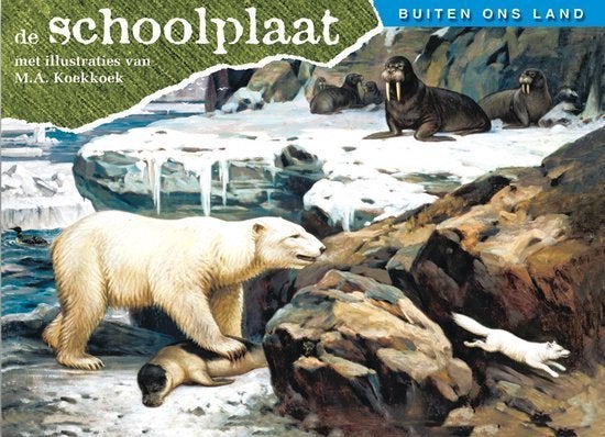 M.A. Koekkoek – De Schoolplaat Buiten Ons Land (Hardcover/Ge, Ophalen of Verzenden, Zo goed als nieuw, Fictie algemeen