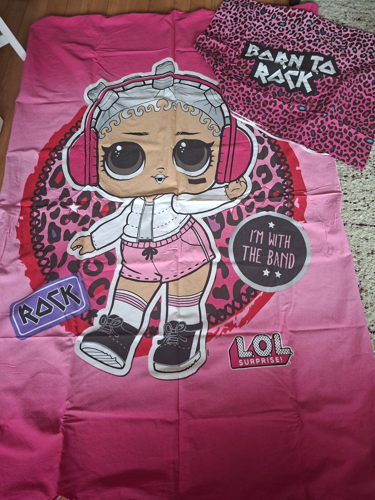 LOL Surprise! Dekbedovertrek 1 Persoons Roze, Gebruikt, Meisje, Ophalen of Verzenden, Roze