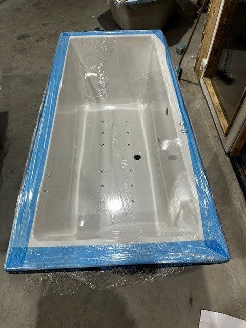 Luxe bubbelbad 180x80 met 12 nanojets en verlichting, Ophalen of Verzenden, Nieuw, Met bad