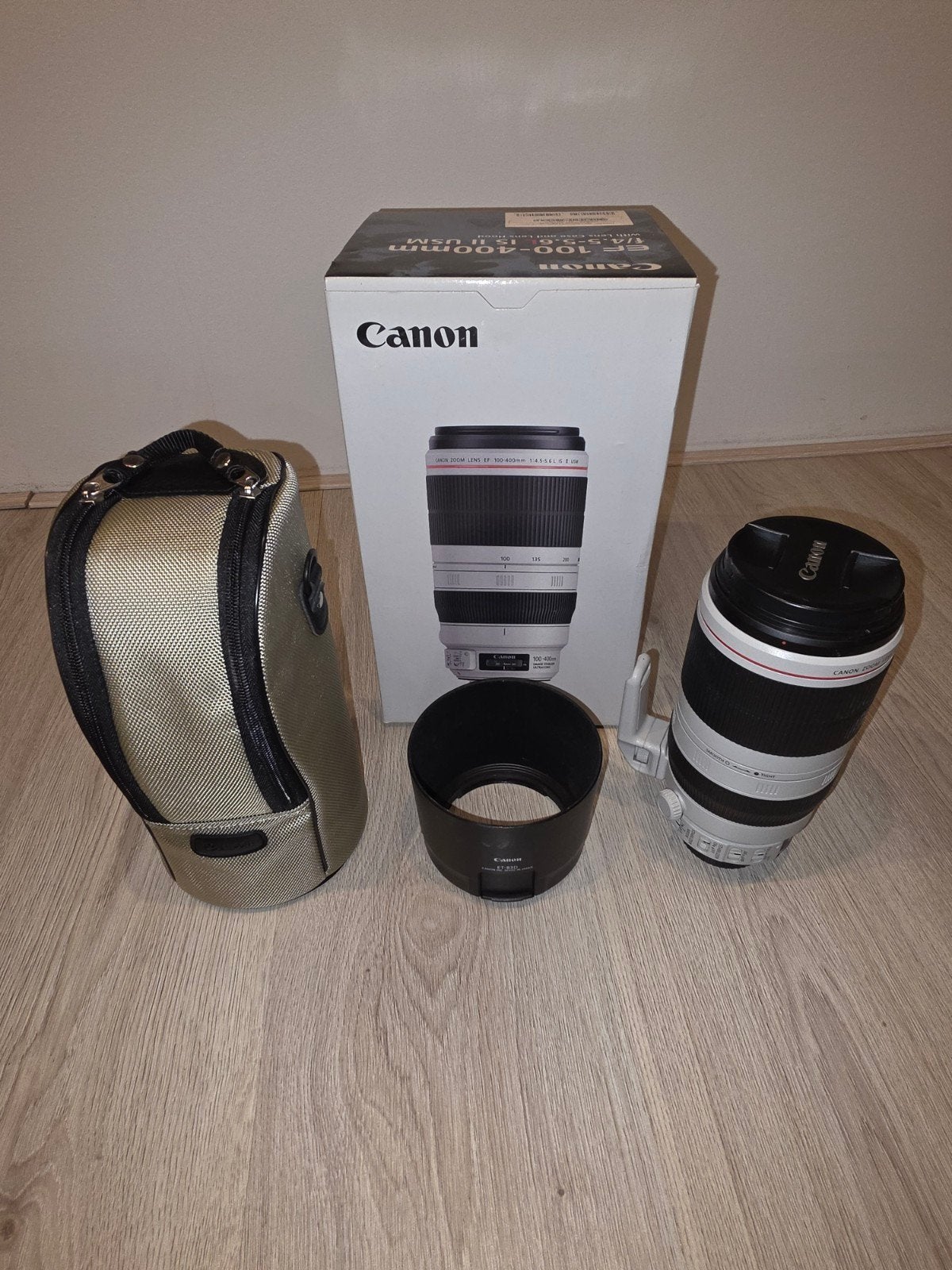 Canon EF 100-400mm f/4.5-5.6L IS II USM Telelens, Audio, Tv en Foto, Canon, Zonnekap, Zo goed als nieuw, Canon EF