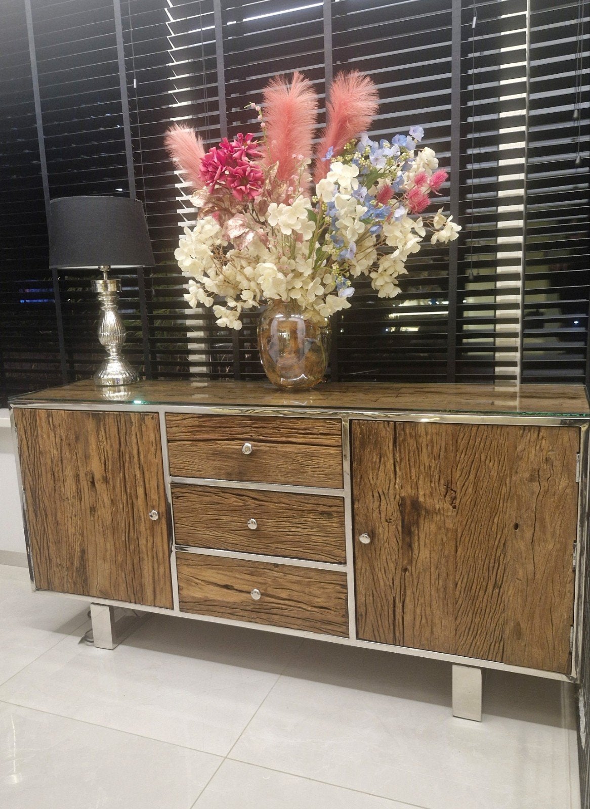 Complete set dressoir, Salon tafel, eetkamer tafel, Ophalen, Zo goed als nieuw