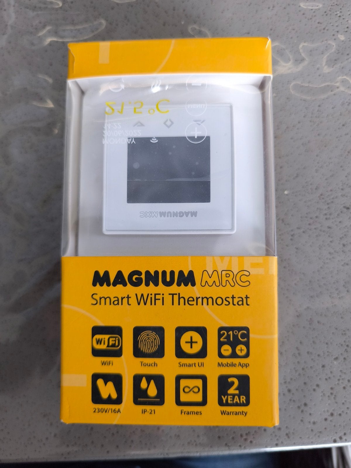 MAGNUM MRC Smart WiFi Thermostaat - Nieuw in doos, Ophalen, Slimme thermostaat, Zo goed als nieuw