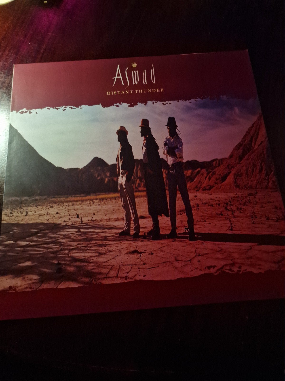 Aswad - Distant Thunder LP Vinyl, Ophalen of Verzenden, 1980 - 1989, Gebruikt, 12 inch