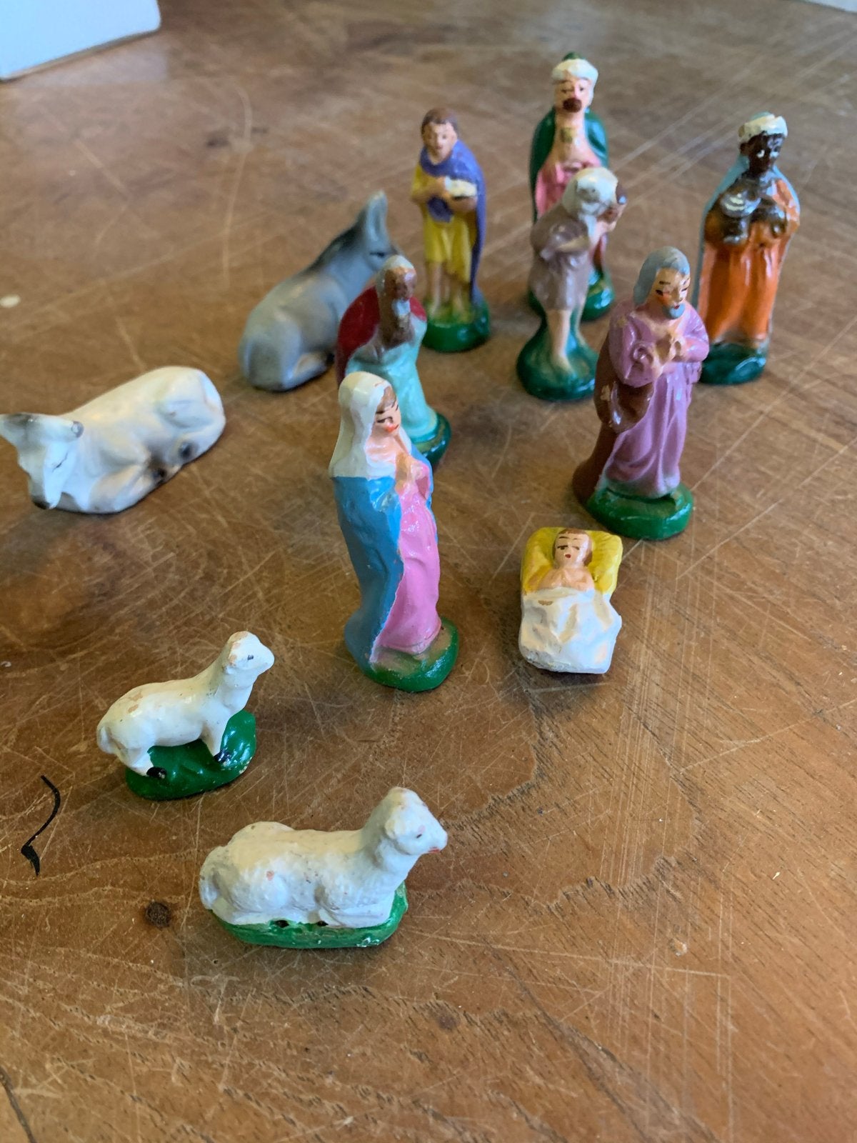 Mini kerstgroep in goede staat, Ophalen of Verzenden