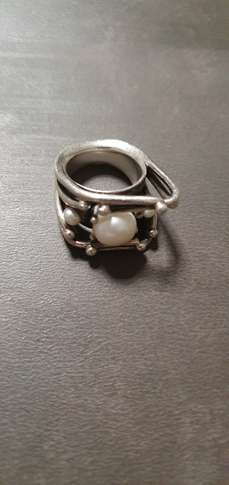 GATZ "Owl" ring - 925 Sterling zilver met parels, Ophalen of Verzenden