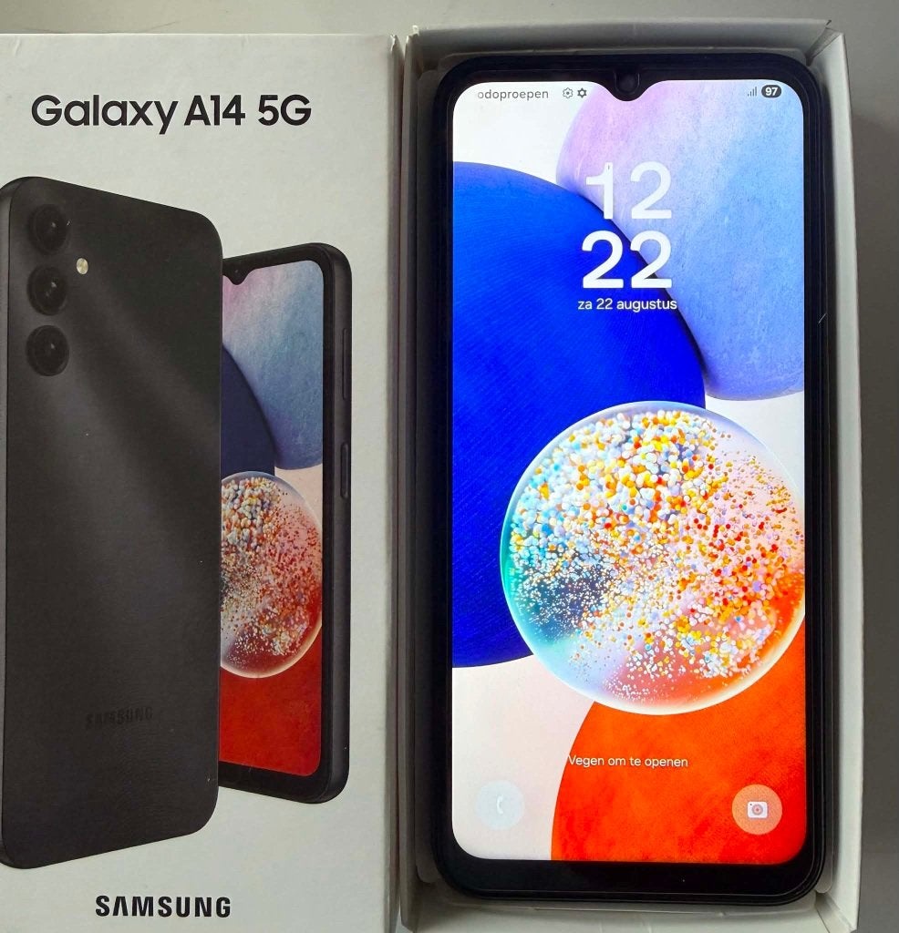 En ZGAN Samsung A14 5G met 128gb zwart Te koop te ruilen, Telecommunicatie, Mobiele telefoons | Samsung, Zwart, Ophalen of Verzenden